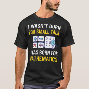 Camiseta Matemáticas matemáticas de habla pequeña