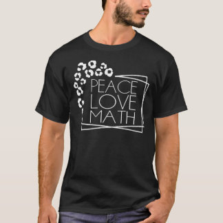 Camiseta Matemáticas matemáticas de Peace Love