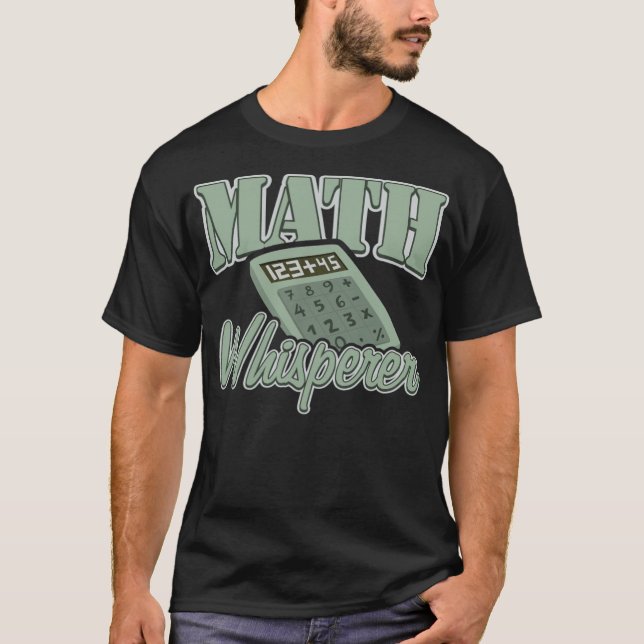 Camiseta Matemáticas Matemáticas de Whisperer (Anverso)