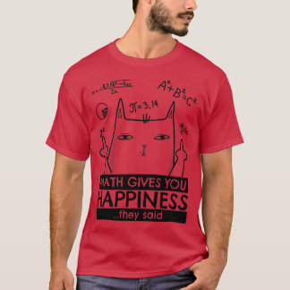 Camiseta Matemáticas Matemáticas Matemáticas Gato Mathemati