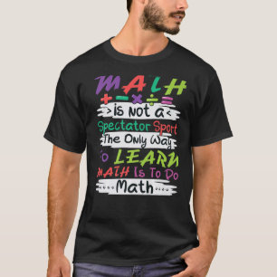 Camiseta Matemáticas Matemáticas Matemáticas Maestra Física
