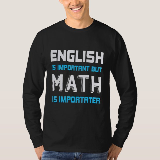 Camiseta Matemáticas  Matemáticas  Profesor de Matemáticas  (Anverso)