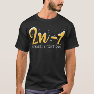 Camiseta Matemáticas Nerd Algebra Matemática Cata de cien
