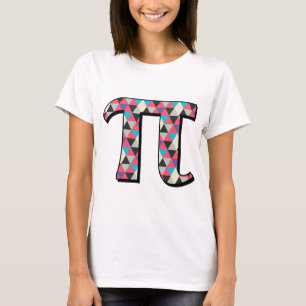 Camiseta Matemáticas pi con el modelo fresco del diamante