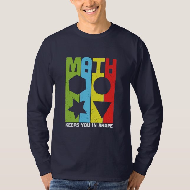 Camiseta Matemáticas Te Mantienen En Forma (Anverso)