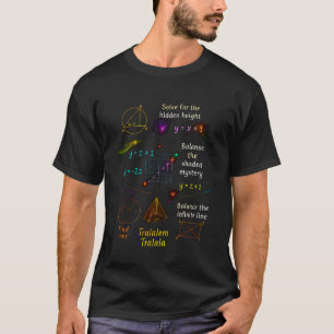 Camiseta MATEMÁTICAS "TRALALERO TRALALA" Rompecabezas de Ec