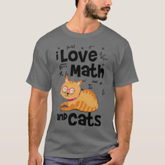 Camiseta Matemáticas Y Gatos