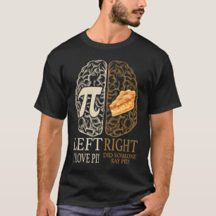 Camiseta Matemático del número de pie cerebral y fenómenos 