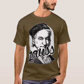 Camiseta Matemático Gauss Gauss genio científico