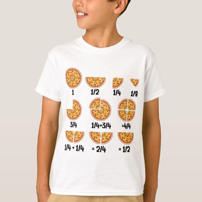 Camiseta Matematista Sarcástico Pizza Queso Matemático Rápi (Anverso)
