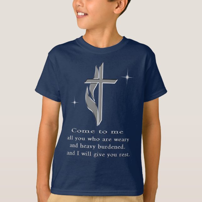 Camiseta Mateo 11:28 (Anverso)
