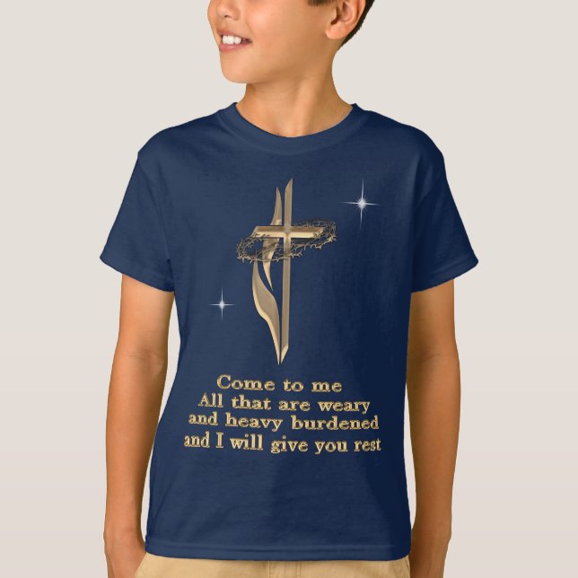 Camiseta Mateo 11:28 (Anverso)