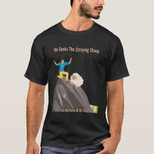 Camiseta Mateo 1812 Oveja Duradera Perdida Seep