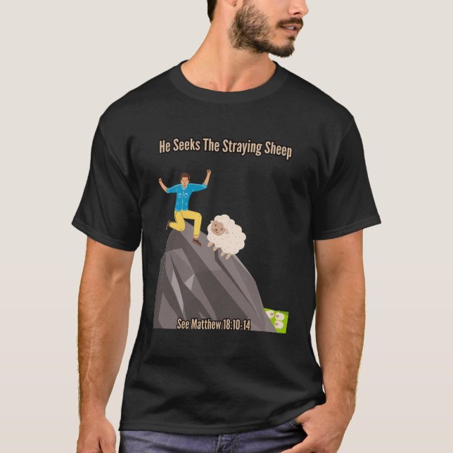 Camiseta Mateo 1812 Oveja Duradera Perdida Seep (Anverso)