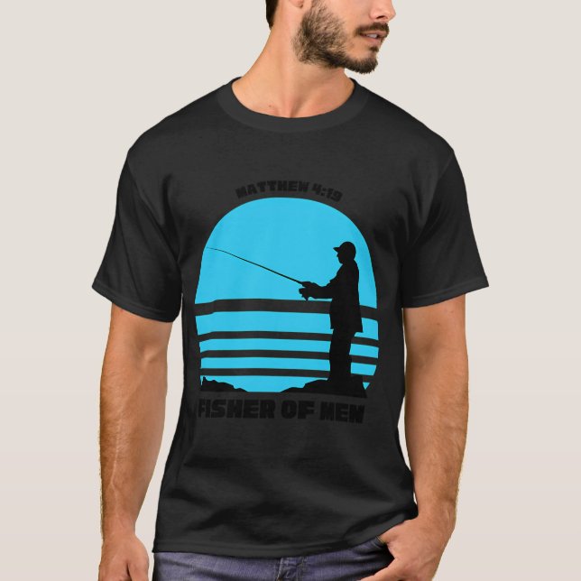 Camiseta Mateo 4:19 Pescador (Anverso)