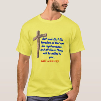 Camiseta Mateo 6:33 Cruz