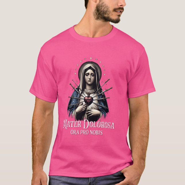 Camiseta Mater Dolorosa Nuestra Señora de los Dolores Virge (Anverso)