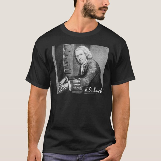 Camiseta Materia de Johann Sebastian Bach (Anverso)