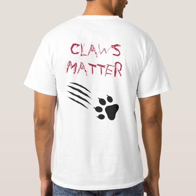 Camiseta Materia de las garras (Reverso)