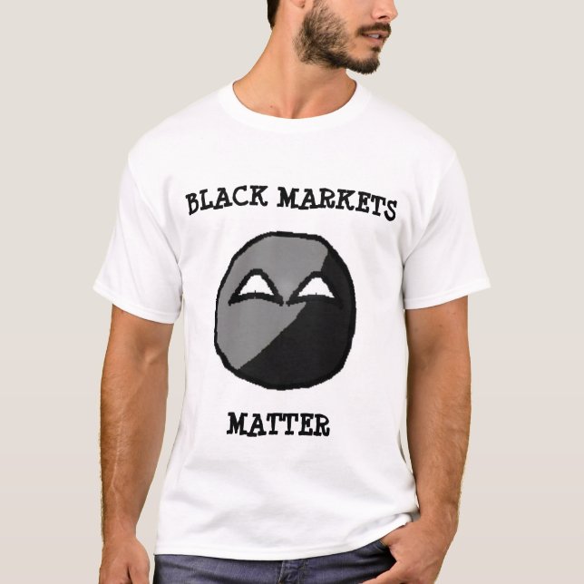 Camiseta Materia de los mercados negros (Anverso)