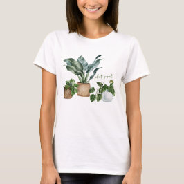 Camiseta Materia de vegetación botánica