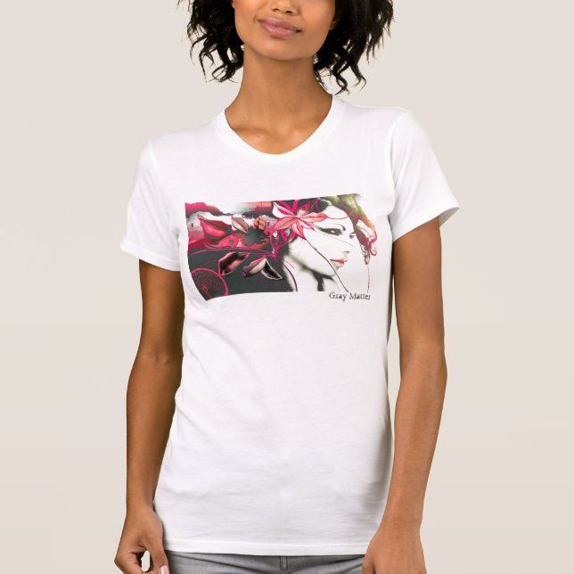 Camiseta Materia gris, para mujer (Anverso)
