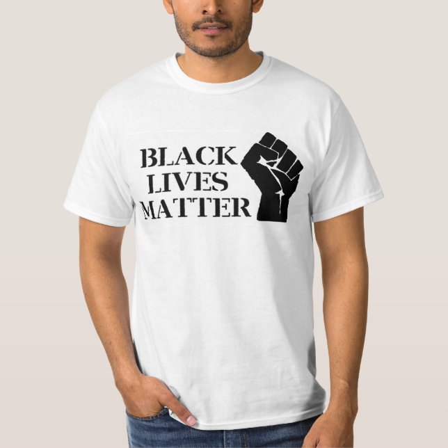 Camiseta Materia negra de las vidas - puño apretado (Anverso)
