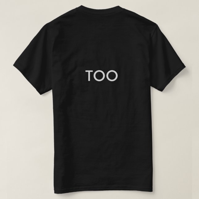 Camiseta Materia negra de las vidas (también) (Reverso del diseño)