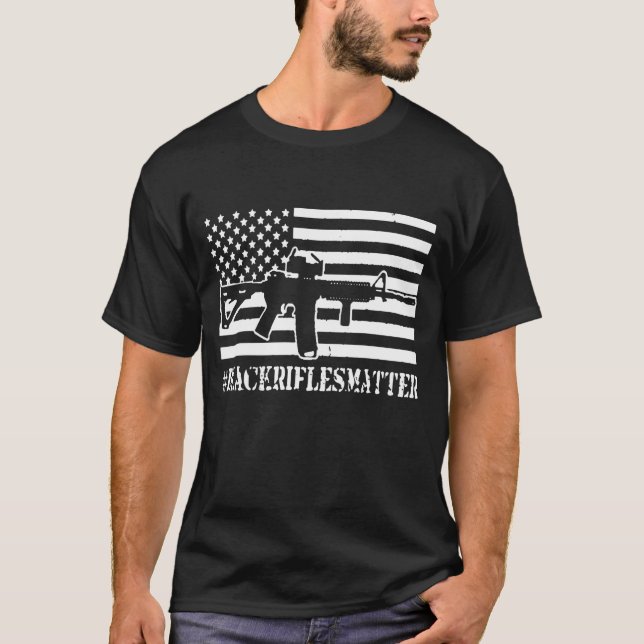 Camiseta Materia negra de los rifles (Anverso)