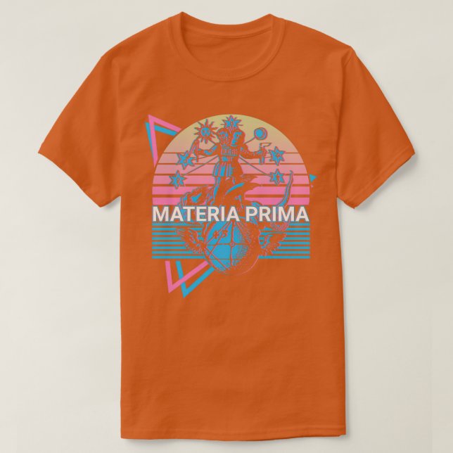 Camiseta Materia Prima Rebis Alquimia Filosofía Ret Esotéri (Diseño del anverso)