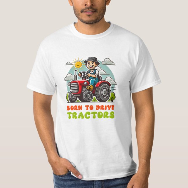 Camiseta Material artístico de tractores artísticos para en (Anverso)