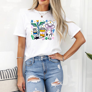 Camiseta Material de enfermería curado Elementos de enferme