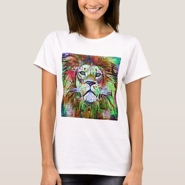 Camiseta Material gráfico de león 2 (Anverso)