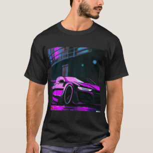 Camiseta Material gráfico original de Synthwave Sportscar