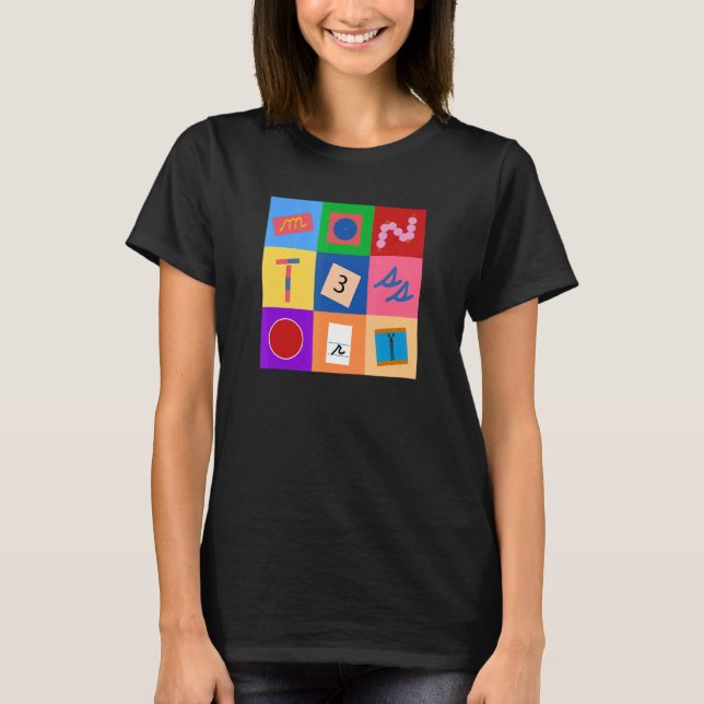 Camiseta Materiales Montessori (Anverso)