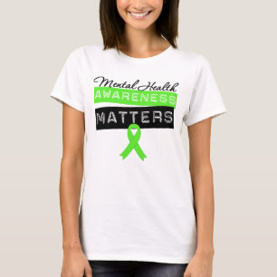 Camiseta Materias de la conciencia de la salud mental