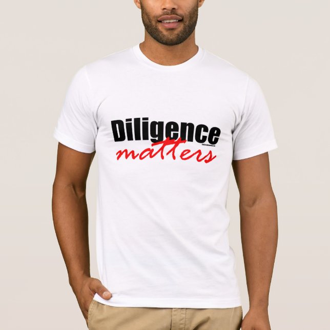Camiseta Materias de la diligencia (Anverso)