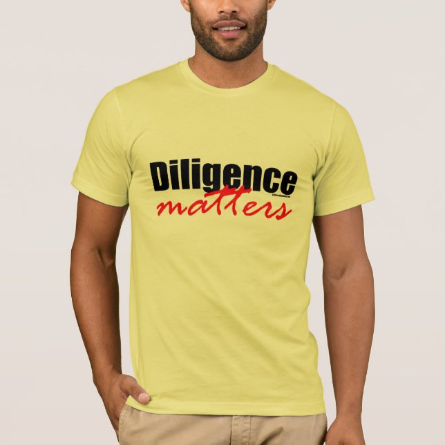 Camiseta Materias de la diligencia (Anverso)