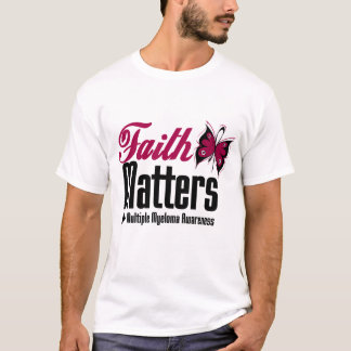 Camiseta MATERIAS de la FE del mieloma múltiple