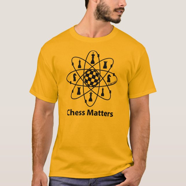 Camiseta Materias del ajedrez (Anverso)