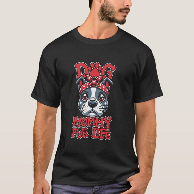 Camiseta Materna madre Mascota de Estados Unidos - Madre de (Anverso)