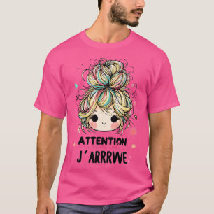 Camiseta Maternelle Enfant Atención La Maternelle Jllega