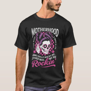 Camiseta Maternidad Algunos días la domino otros días me do