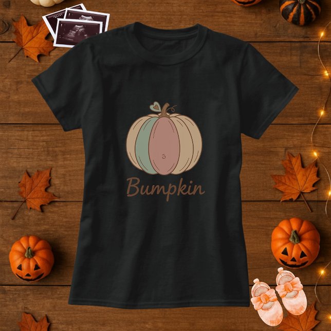 Camiseta Maternidad Bebé Calabaza Calabaza Halloween (Subido por el creador)