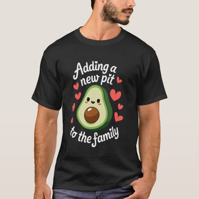Camiseta Maternidad de Aguacate (Anverso)