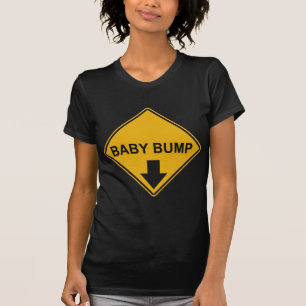 Camiseta Maternidad del topetón del bebé