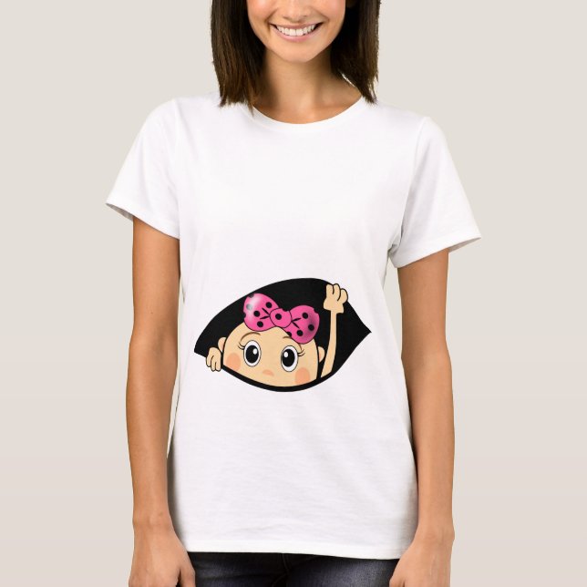 CAMISETA MATERNIDAD DIVERTIDA, EMBARAZO, EMBARAZADA (Anverso)