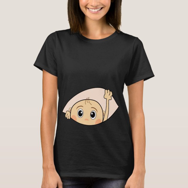 CAMISETA MATERNIDAD DIVERTIDA, EMBARAZO, EMBARAZADA (Anverso)
