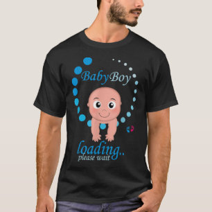 Camiseta Maternity Baby Boy Loading Pregnancy s 