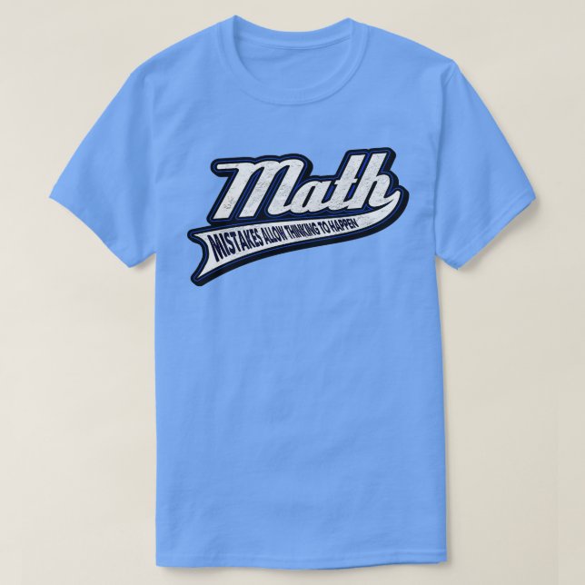 CAMISETA MATH (Diseño del anverso)